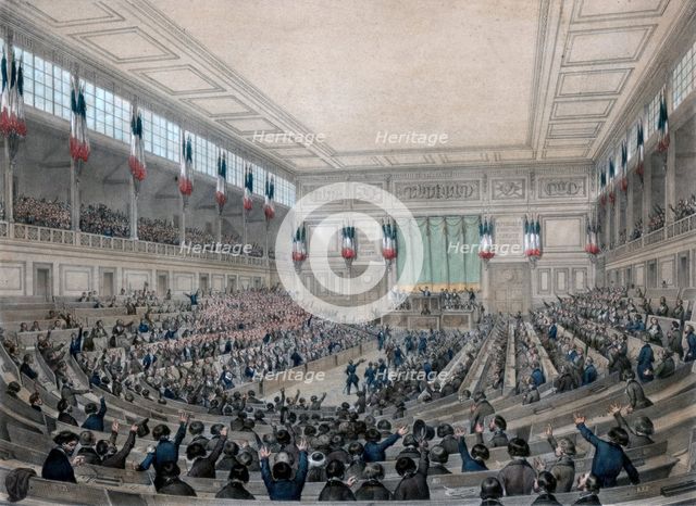 'The National Assembly is in Permanence!', Paris, 15 May 1848.Artist: Victor Adam