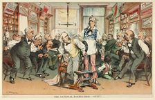 The National Barber Shop - Next, n.d. Creator: Joseph Keppler