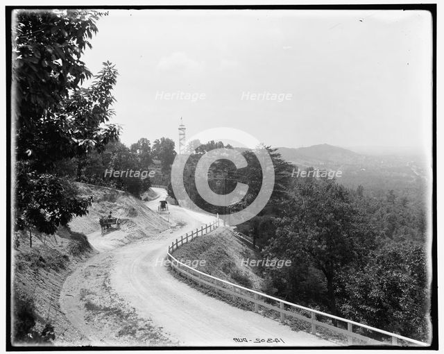 The National Boulevard on Missionary Ridge, c1902. Creator: William H. Jackson.