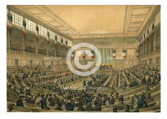 The National Constituent Assembly (French Second Republic), May 1848.  Creator: Unknown.