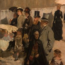 The National Gallery and St. Martin's Church (London), c1878. Creator: Giuseppe de Nittis