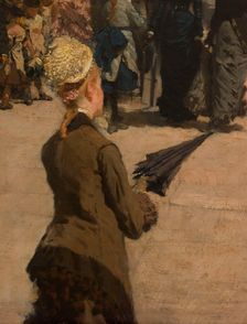 The National Gallery and St. Martin's Church (London), c1878. Creator: Giuseppe de Nittis