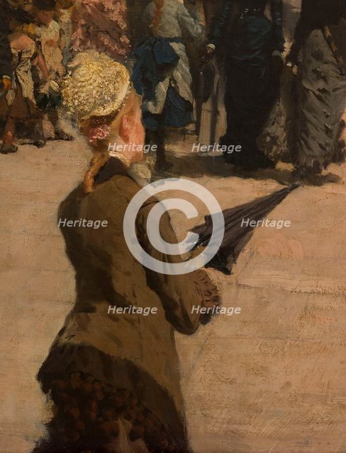 The National Gallery and St. Martin's Church (London), c1878. Creator: Giuseppe de Nittis.