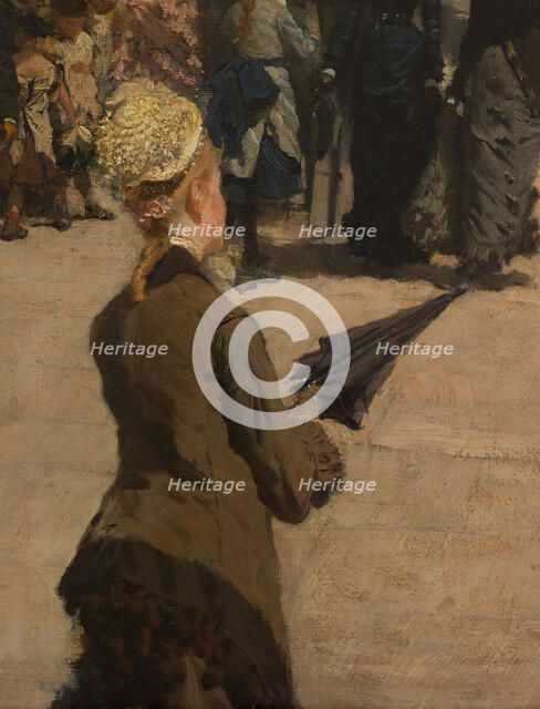 The National Gallery and St. Martin's Church (London), c1878. Creator: Giuseppe de Nittis.