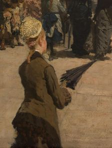 The National Gallery and St. Martin's Church (London), c1878. Creator: Giuseppe de Nittis