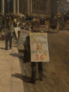 The National Gallery and St. Martin's Church (London), c1878. Creator: Giuseppe de Nittis