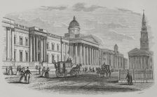 The National Gallery, London, England, 1856. Creator: Cabanach