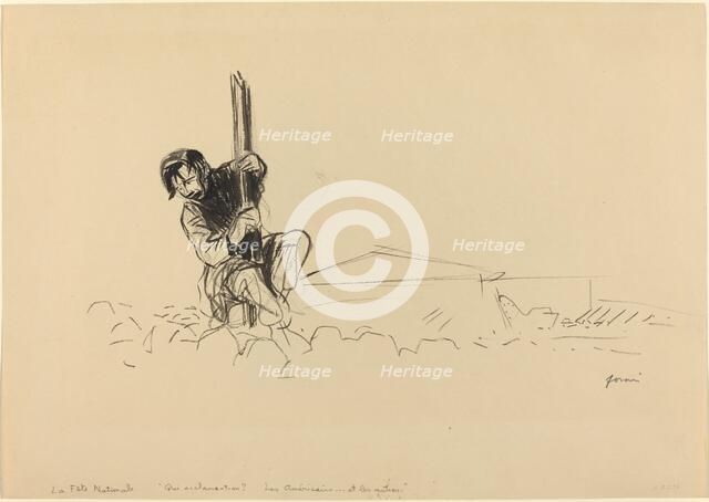 The National Holiday, 1918. Creator: Jean Louis Forain.