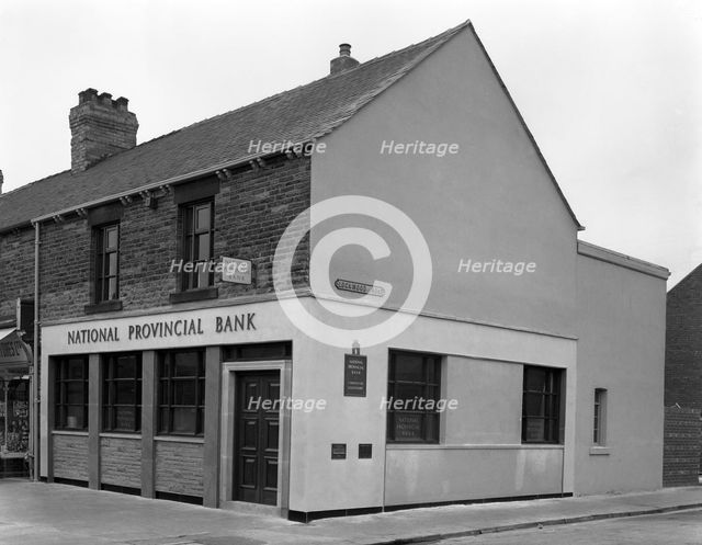 The National Provincial Bank, Goldthorpe, South Yorkshire, 1960. Creator: Michael Walters.