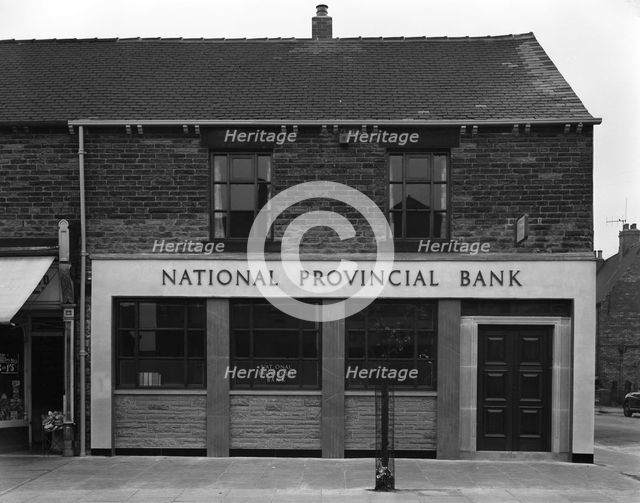 The National Provincial Bank, Goldthorpe, South Yorkshire, 1960. Creator: Michael Walters.