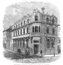 The National Provincial Branch Bank of England, Leicester, 1872. Creator: Unknown