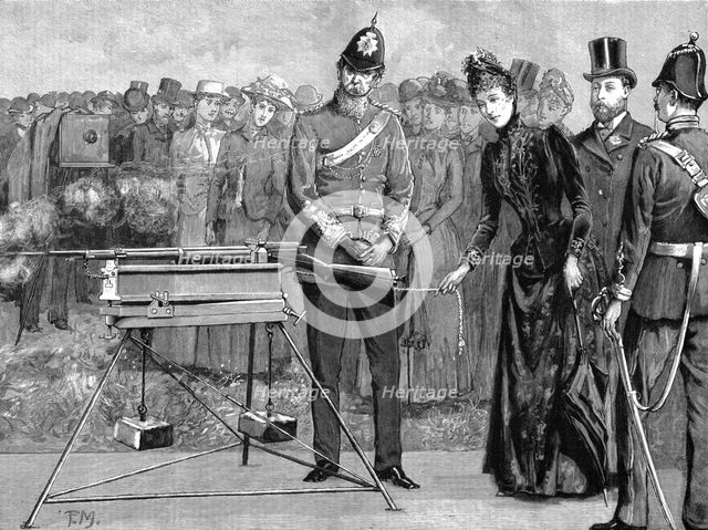 'The National Rifle Association Meeting - Her Royal Highness the Princess of Wales...', 1890. Creator: Unknown.