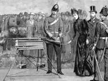 The National Rifle Association Meeting - Her Royal Highness the Princess of Wales... 1890. Creator: Unknown