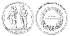 The National Rifle Association Prize Medal, 1860. Creator: Unknown
