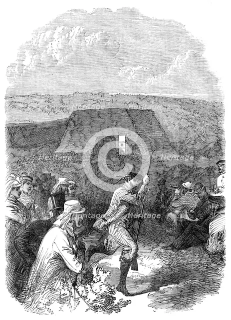 The National Rifle Association prize meeting at Wimbledon:...the Horatio Ross Prize, 1865. Creator: Unknown.