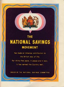 The National Savings Movement, 1951