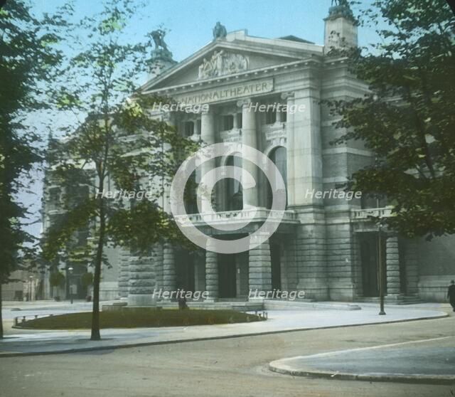 The National Theatre, Christiania, (Oslo), Norway, late 19th-early 20th century.  Creator: Unknown.