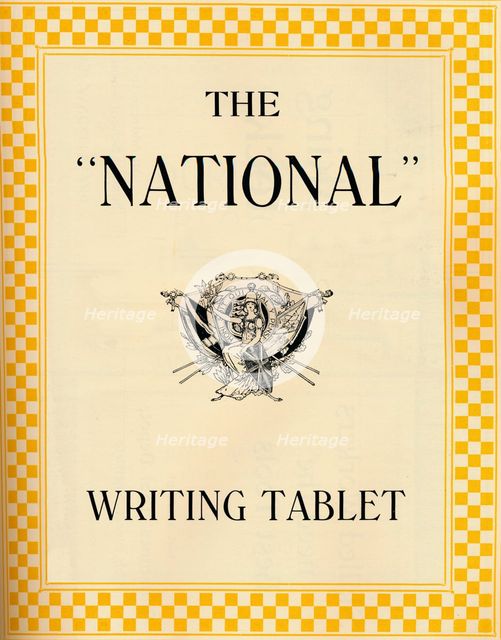 'The National Writing Tablet', 1916. Artist: RH Stevens & Co.
