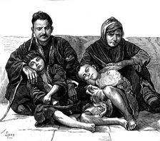 The Nations of Western Asia: Poor Kurd family, 1873. Creator: Unknown