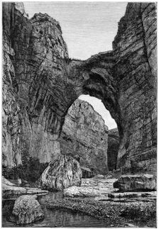 The natural arch of Constantine c1890. Artist: Barbant