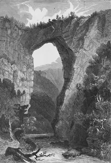 The Natural Bridge, Virginia 1883