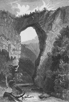 The Natural Bridge, Virginia 1883