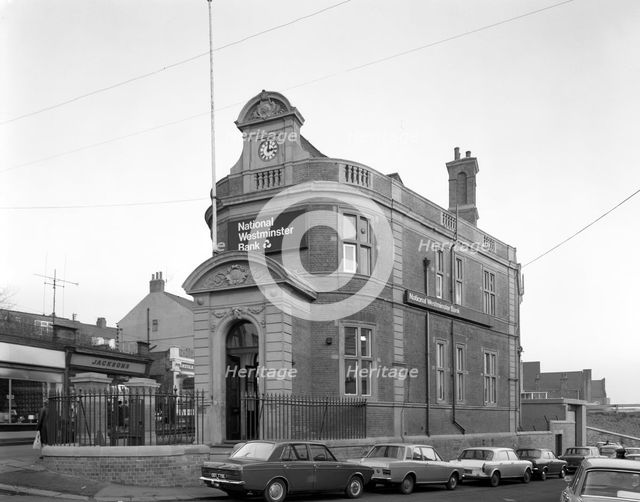 The NatWest Bank, Mexborough, South Yorkshire, 1971.  Creator: Michael Walters.