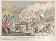 The Naumacia to Commemorate a Peace, July 23, 1814., July 23, 1814. Creator: Thomas Rowlandson