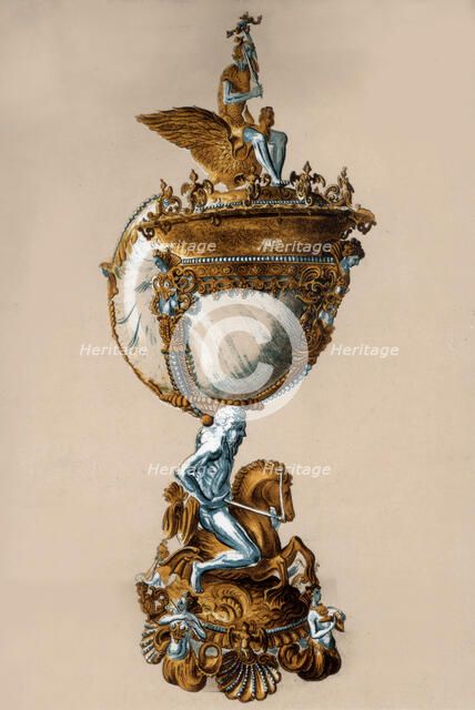 'The Nautilus shell', 19th century.Artist: Charles James Richardson