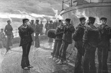 'The Naval Manoeuvers - Jack's morning pipe 1890. Creator: Charles Joseph Staniland