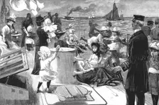 'The Naval Manoeuvres; Visiting Day - An Invasion of a Man-of-War 1891. Creator: Unknown