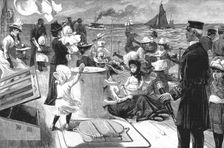 'The Naval Manoeuvres; Visiting Day - An Invasion of a Man-of-War 1891. Creator: Unknown