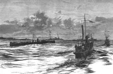 'The Naval Mobilisation,The defence of Lough Swilly at night 1888. Creator: Unknown