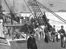 'The Naval Mobilisation, "War is declared and we put to sea 1888. Creator: J Nash