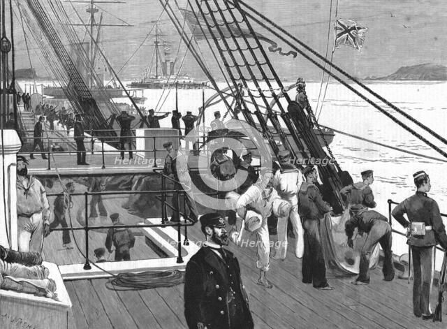 ''The Naval Mobilisation, "War is declared and we put to sea', 1888. Creator: J Nash.