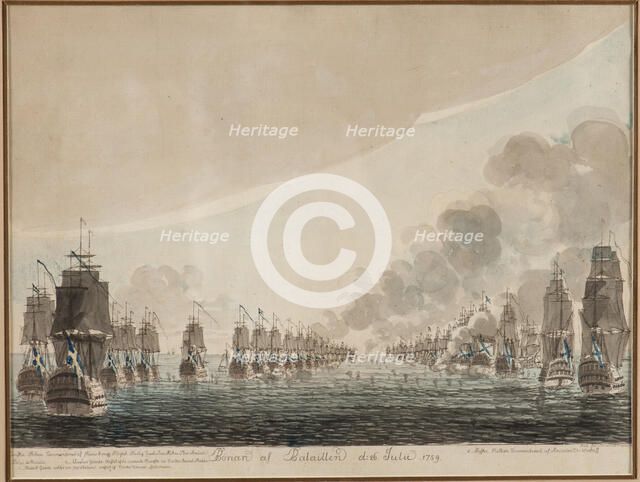 The naval Battle of Öland on 26 July 1789. Creator: Cumelin, Johan Petter (1764-1820).