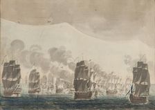 The naval Battle of Öland on 26 July 1789. Creator: Cumelin, Johan Petter (1764-1820)