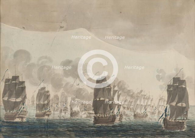 The naval Battle of Öland on 26 July 1789. Creator: Cumelin, Johan Petter (1764-1820).