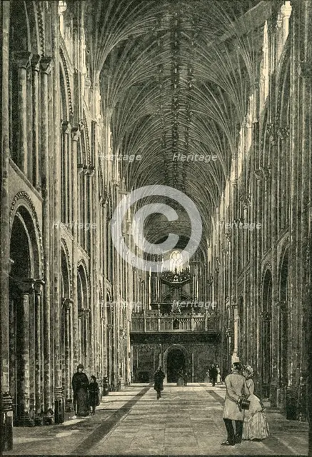 'The Nave, Norwich Cathedral', 1898. Creator: Unknown.