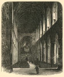 The Nave, Nipon Minster, Looking East 1898. Creator: Unknown