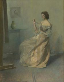 The Necklace, ca. 1907. Creator: Thomas W Dewing