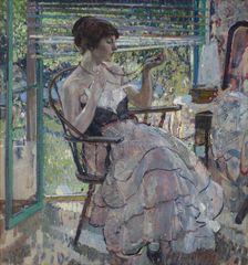 The Necklace, ca. 1924. Creator: Richard Emile Miller