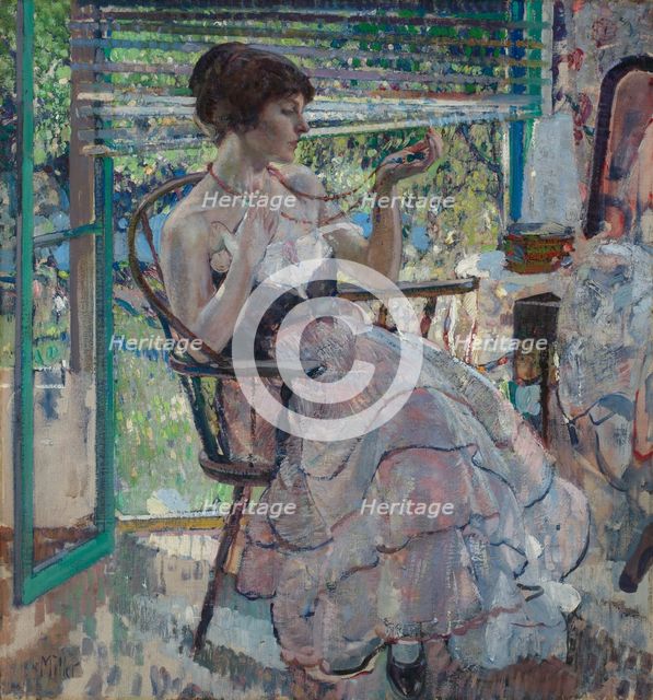 The Necklace, ca. 1924. Creator: Richard Emile Miller.