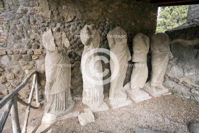 The necropolis of Porto Ercolano, Pompeii, Italy. Creator: Samuel Magal.