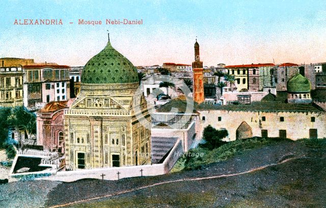 The Nebi-Daniel Mosque, Alexandria, Egypt, 20th century. Artist: Unknown