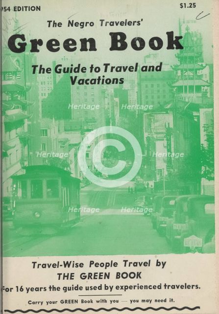 The Negro Travelers' Green Book: 1954: The Guide to Travel & Vacations. Creator: Victor H Green & Co.