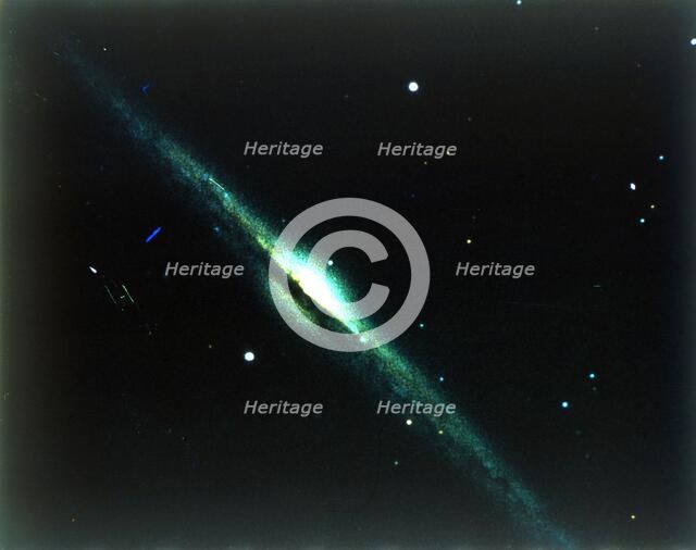 The Needle Galaxy in Coma Berenices. Creator: NASA.