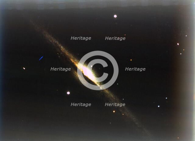 The Needle Galaxy in Coma Berenices. Creator: NASA.