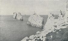The Needles 1910. Artist: Photochrom Co Ltd of London