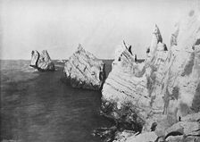 The Needles - General View, Showing the Lighthouse 1895